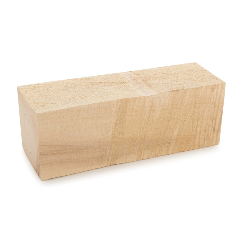 Tupelo Wood Carving Stock - Thickness:4" - Width:4" - Length:12"